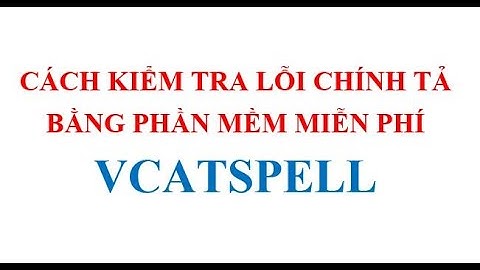 Phần mềm kiểm tra lỗi về các thì