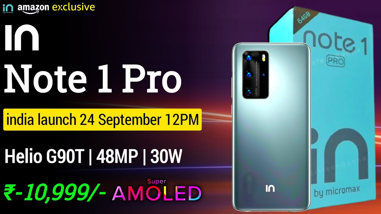 Micromax in note 1 pro India launch 100% confirm launch date out | Redmi, realme killer 😱