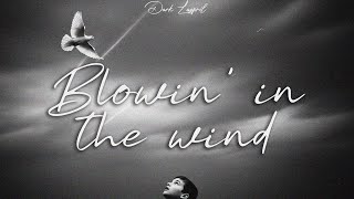 Bob Dylan - Blowin In The Wind Black White Cover Lyrics Video