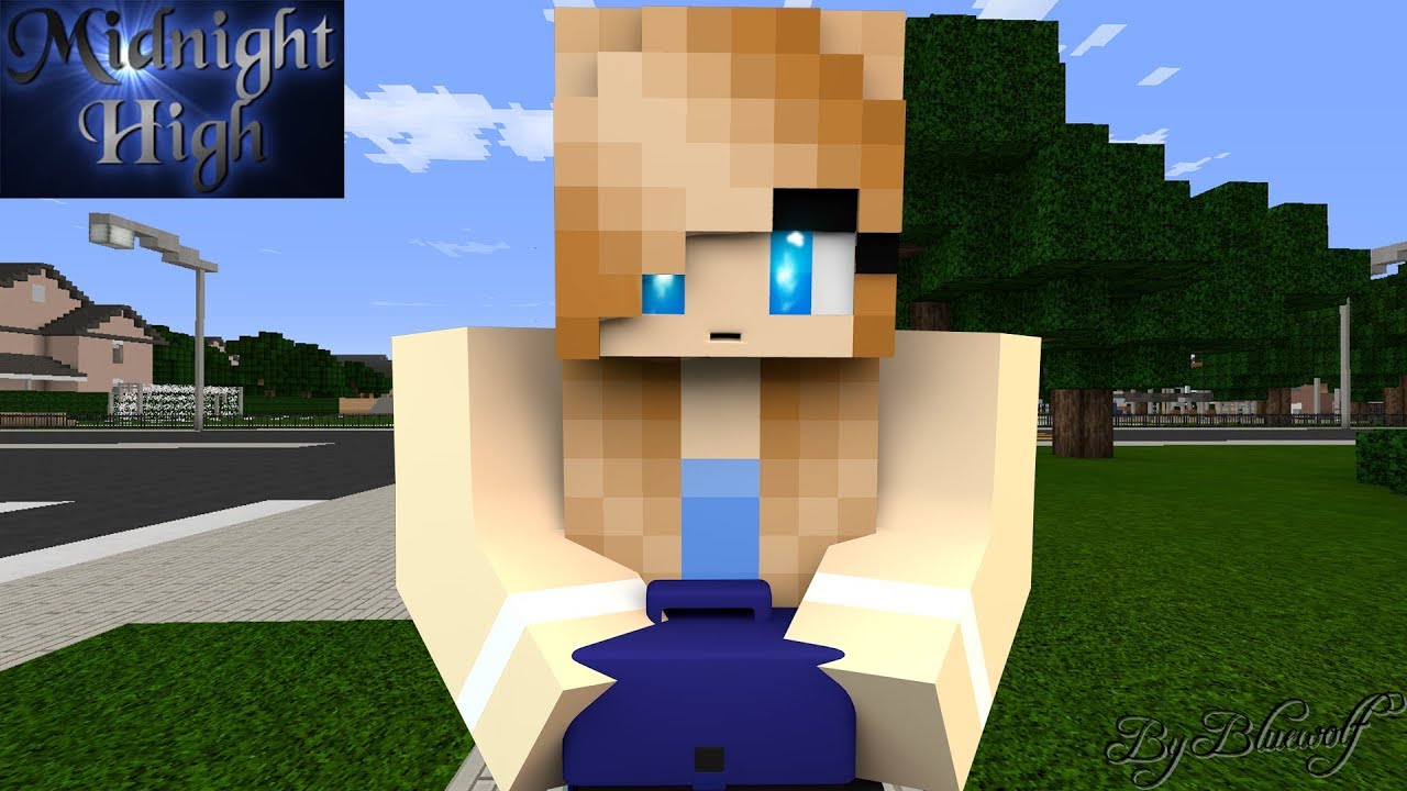 First Day at School|Midnight High Ep.3|Minecraft Roleplay