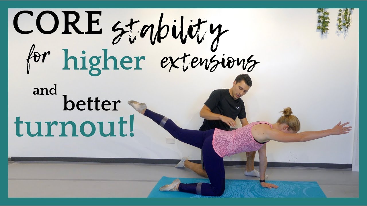 Core Stability Exercises For Higher Extensions and Better Turnout - With Dr. Wes! | Broche Ballet