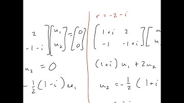 Differential Equations: Systems with Complex Eigenvalues