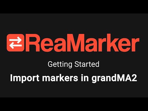 ReaMarker - Import markers in grandMA2