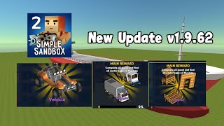 Simple Sandbox 2 New Update v1.9.62 added new car and new props | Ssb2 new update 
