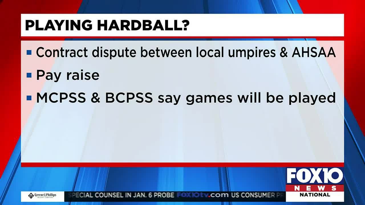 AHSAA and South Alabama Baseball Umpires Association at a standstill as