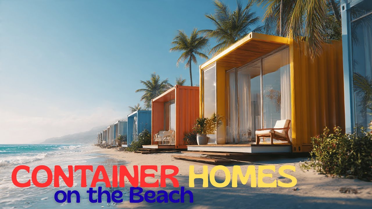 Incredible Container Homes on the Beach | Sunset Views & Mirrored Facade