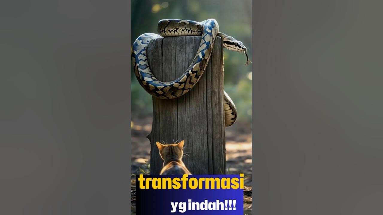 Kucing vs python AI Generate #cat #kucingjoget #catlover #meongmeong # ...