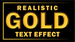 Realistic Gold Text Effect in CorelDRAW | एकदम सिंपल तरीका | Unik Adlab