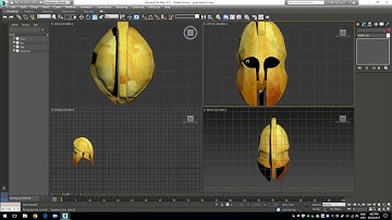 3ds max - Ancient Greek Hoplite Helmet