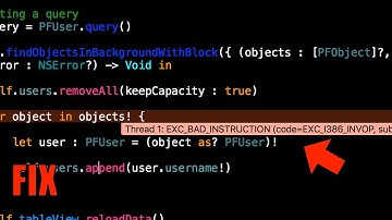 Unexpectedly Found Nil While Unwrapping An Optional Value