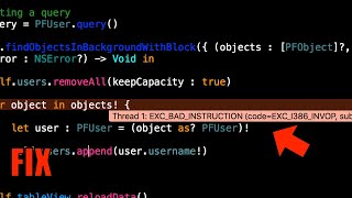 Unexpectedly Found Nil While Unwrapping An Optional Value