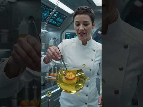 Funny chef Ai video in space #shorts #viral #foryou #ai