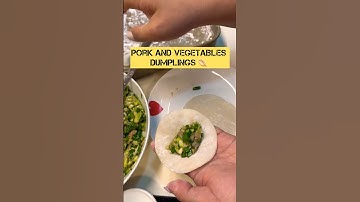 Easy Chinese Dumplings 🥟 Recipe #food #recipe #shorts