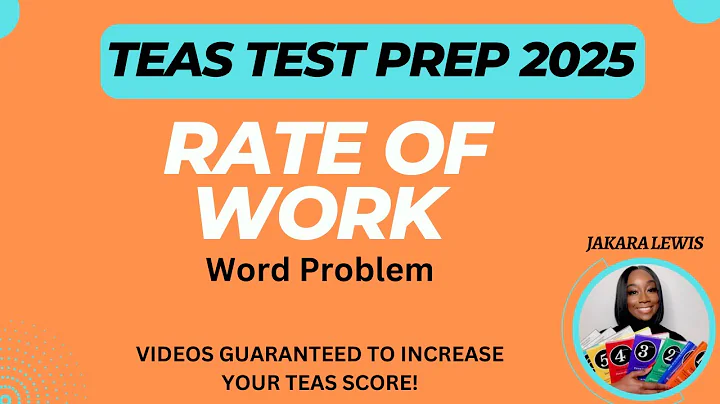 ATI TEAS REVIEW (2025) | MATH | Rate of Work Word Problem
