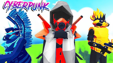 TABS Unit Creator! - I Made an Epic CYBERPUNK FACTION! - Totally Accurate Battle Simulator