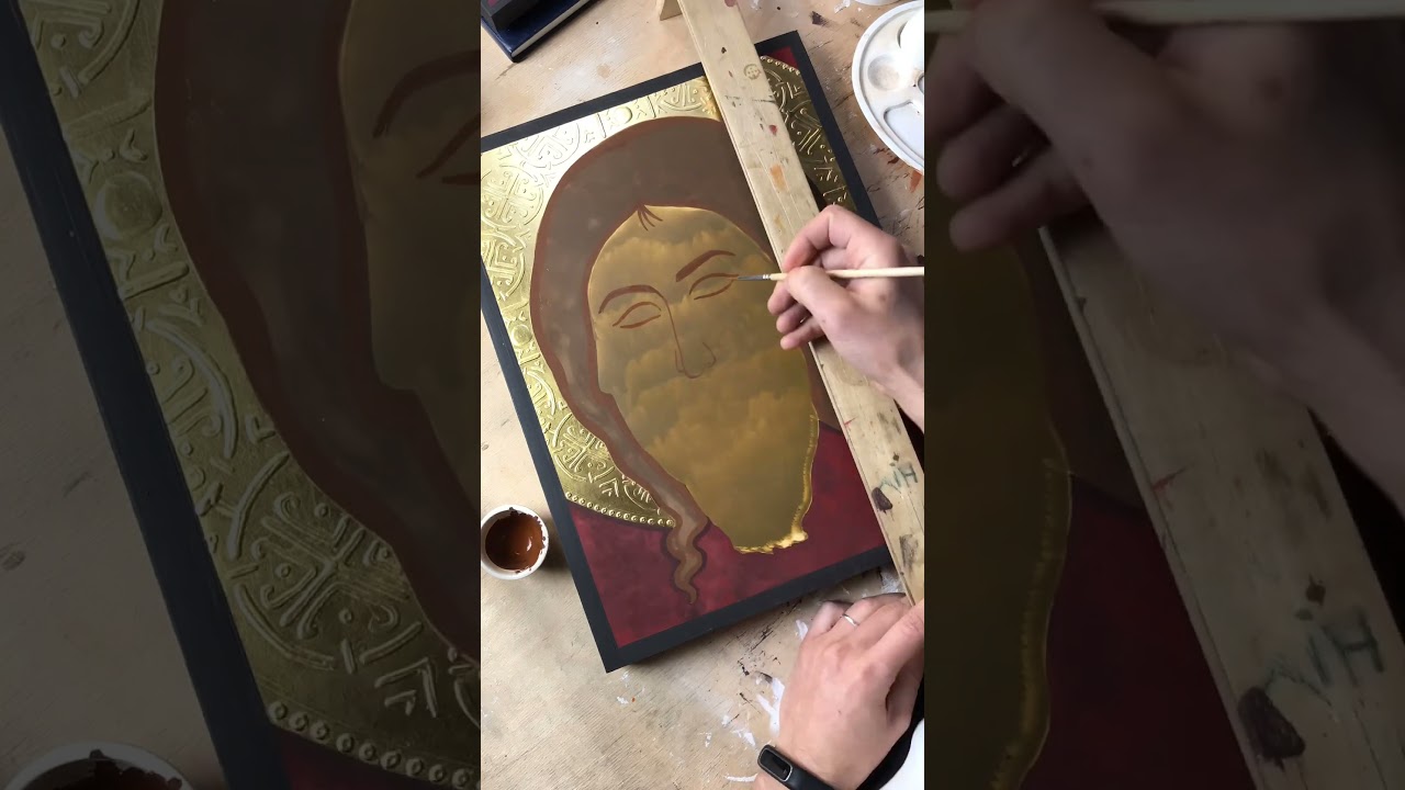 Іконографія • Жовткова Темпера • Святий Лик Ісуса Христа 