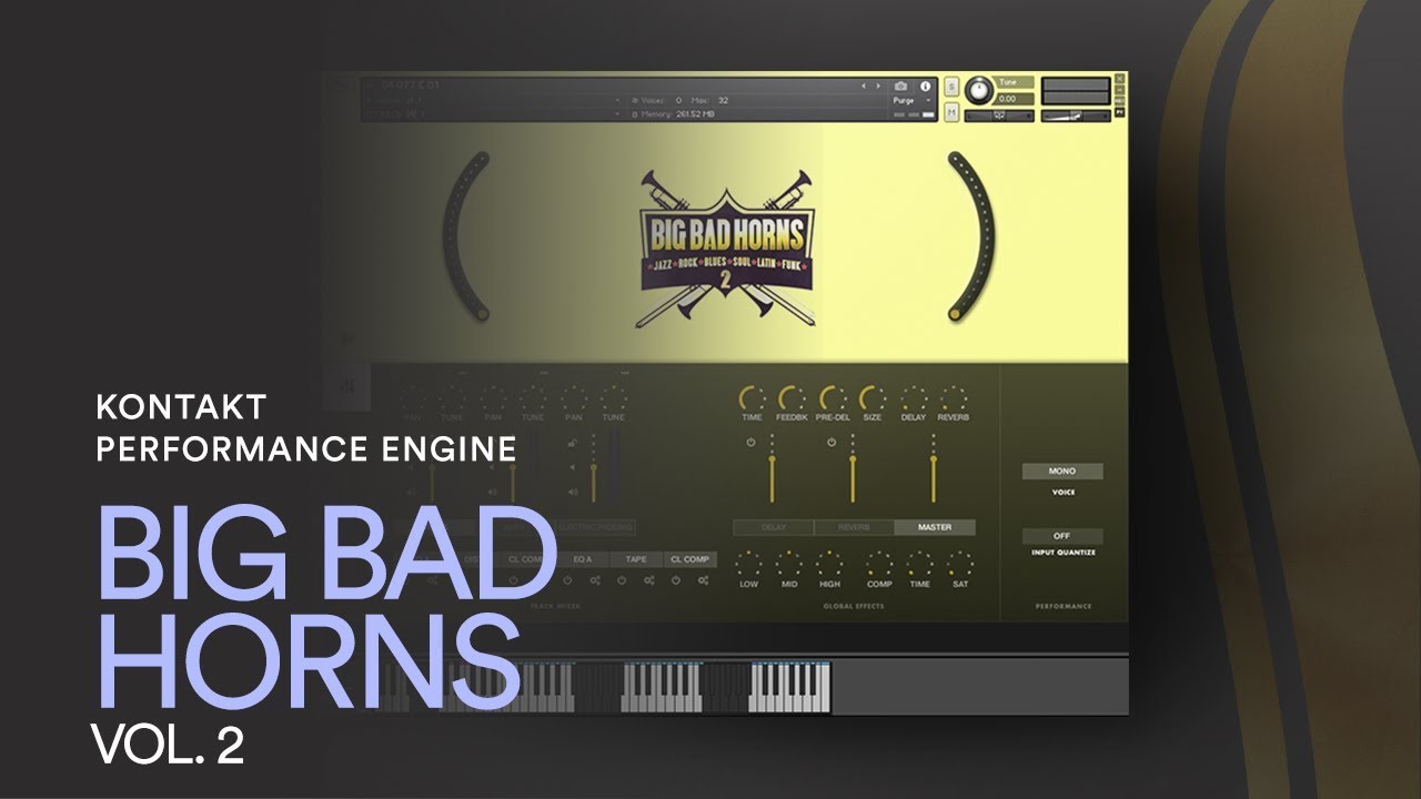 BIG BAD HORNS VOL.2 | Jazz Saxophone Samples Kontakt Library for
