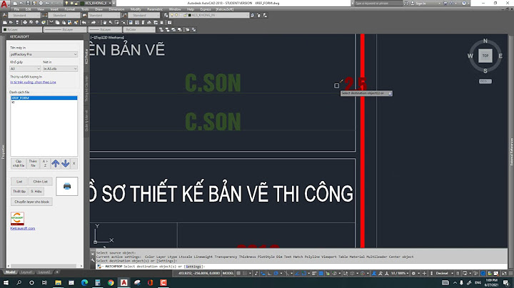 Lỗi xref trong autocad hiện chữ ngoài khung tên