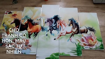 TRANH GỖ DECOR / MÃ ĐÁO THÀNH CÔNG / F18.VN