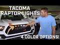 Tacoma raptor lights install 4 color options