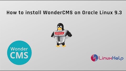 How to install WonderCMS on Oracle Linux 9.3