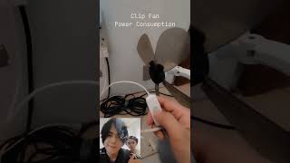 Clip Fan Power Consumption Digital Power Watt Meter Test