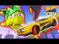 Dragon Attacks on Hot Wheels City and the Ultimate Garage!