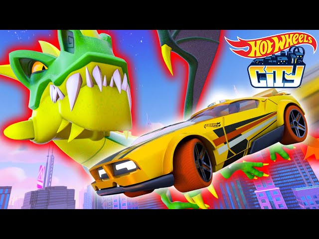 FIRE-BREATHING DRAGON ATTACKS HOT WHEELS CITY!! 🐲🔥