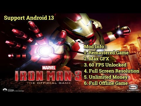 Iron Man 3 Mod Apk | Max Graphics Android Gameplay 60 FPS Full Offline