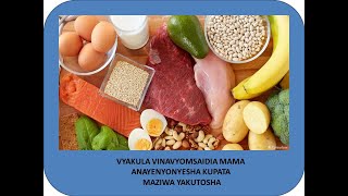 VYAKULA VINAVYOMSAIDIA MAMA ANAYENYONYESHA KUPATA MAZIWA YA KUTOSHA