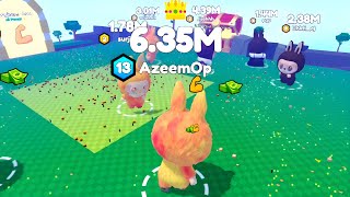 Eat Pizza To Grow Gigachad - Becoming Gigachad With 12.2M Points In Roblox