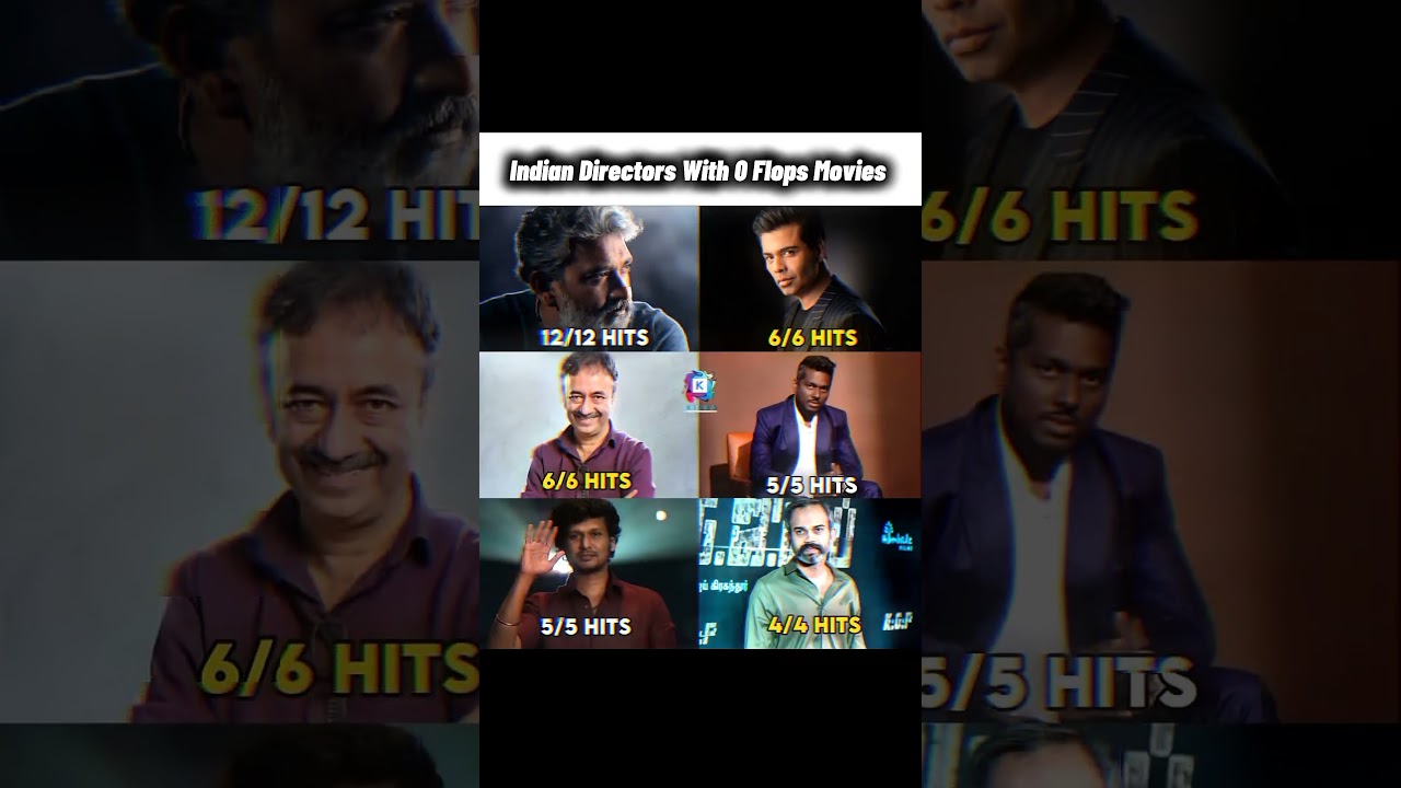 Directors With 0 Flops🔥