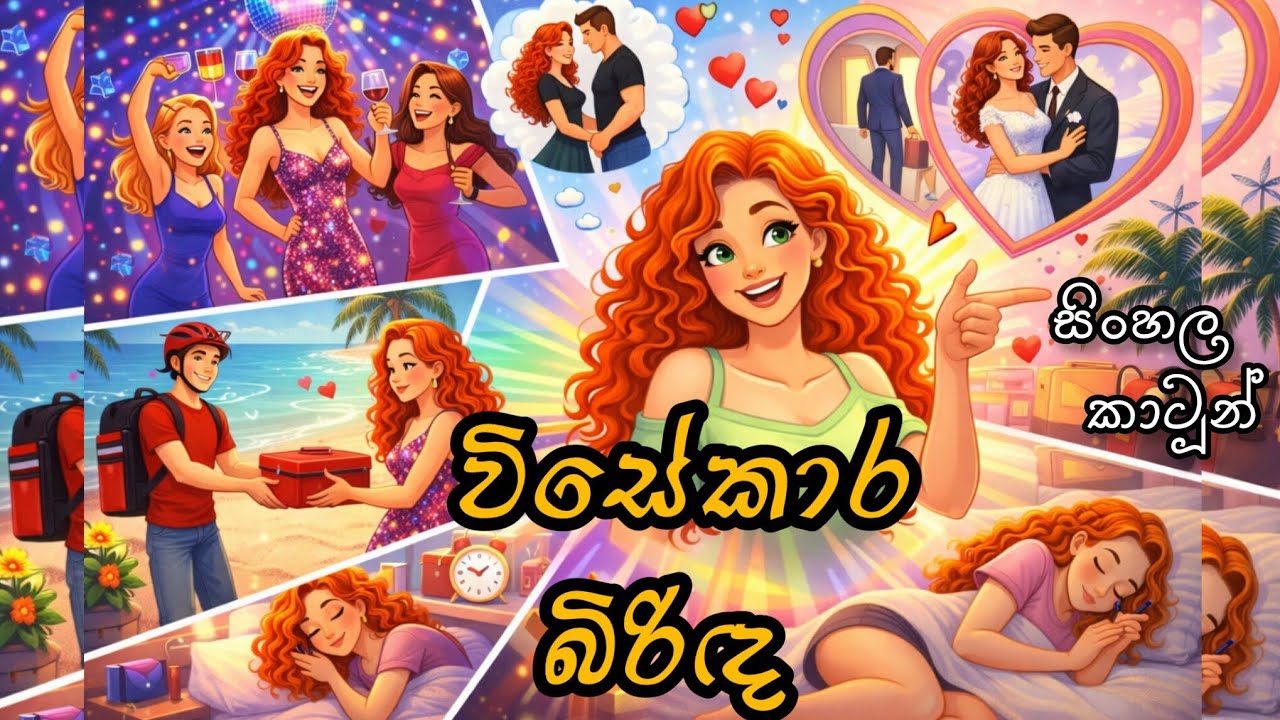 විසේකාර බිරිඳකගේ සැඟවුණු ජීවිතය🔥🍷– සැමියා නොදන්න රහස් හෙළිවෙයි! 😱 🚨 #sinhalacartoon #sinhalakatha