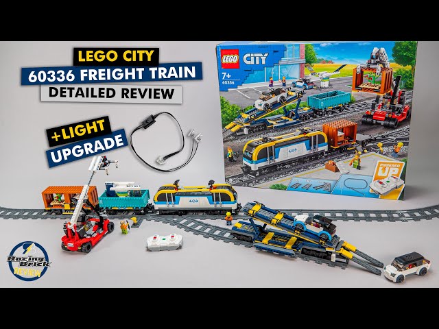 LEGO City 60336 Freight Train Toy Remote Control Sounds Set