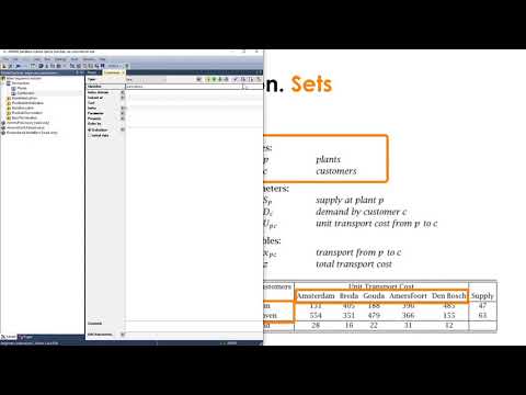 AIMMS. Tutorial per principianti 9