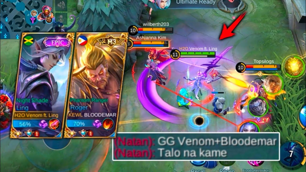SEE WHAT HAPPENS IF TOP GLOBAL ROGER AND LING MET AS ONE TEAM! | Mlbb