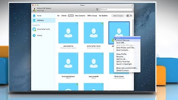 How to add/delete Favorite section contacts and conversations in Skype® for Mac® OS X :Tutorial