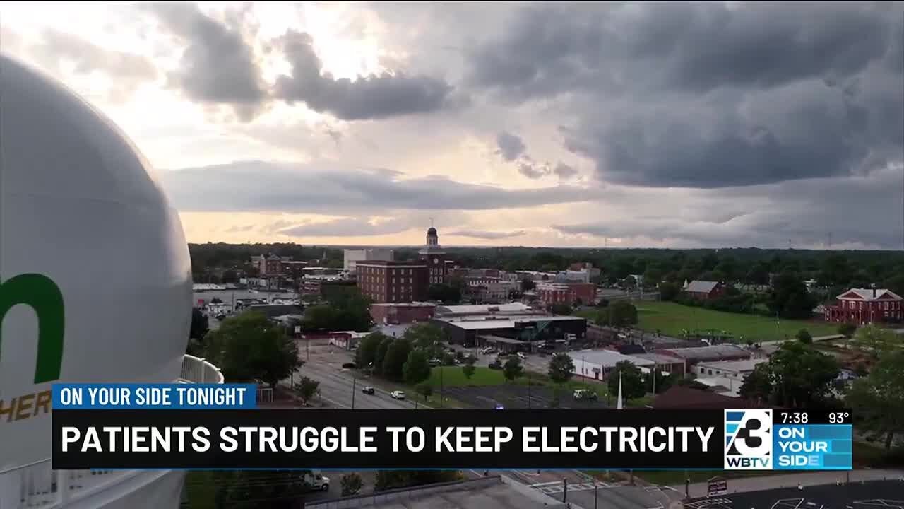 Patients struggle to keep electricity