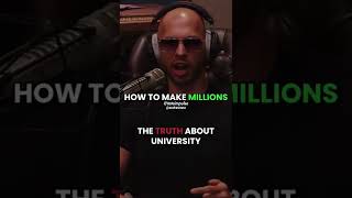 Andrew Tate on why university is a scam.. #andrewtate