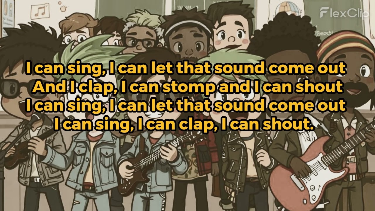 I CAN SING (THE SCIENCE OF SOUND)  ((( LYRIC VIDEO w. VOCALS ))) REGGAE FOR KIDS