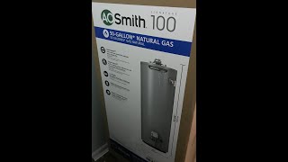 New A.O. Smith Signature 100 50 Gallon Tall 9 Year 40000-BTU Gas Water Heater (2022 Tour)