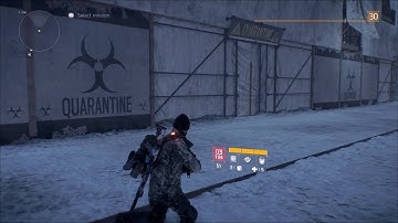 -The Division- Killing DZ Enemy from Out of Bounds