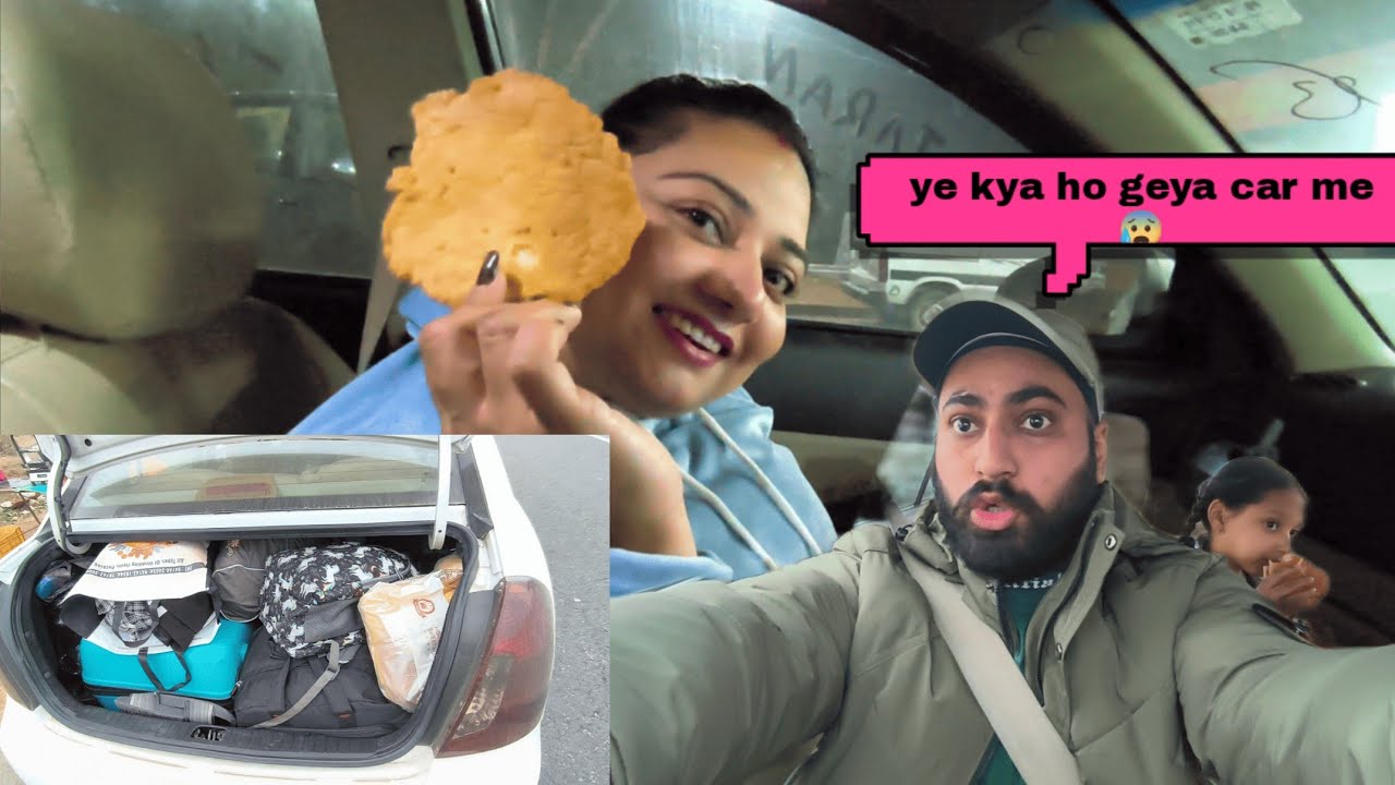 Aa ki hogeya car vich aj 😰 ludhiana jande Waqt 😮