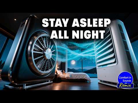 AC + Fan White Noise for Sleeping – Deep Steady Hum All Night (10 Hours)