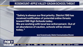 Potential threats close MN school district