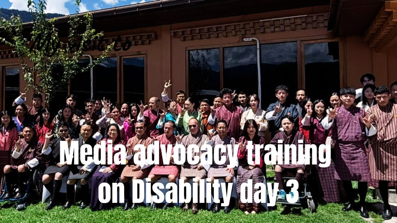 Media advocacy training on disability say 3