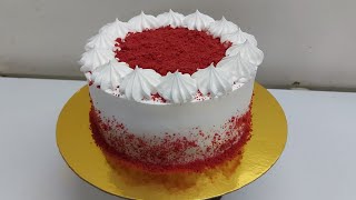 Redvelet Birthday Cake Design Mnc Very Simple Beautiful Round Red Velvet Cake Decorating Mnc
