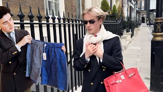 A luxury tour of London underwear shopping Patek Phillippe and cocktails at The Connaught
