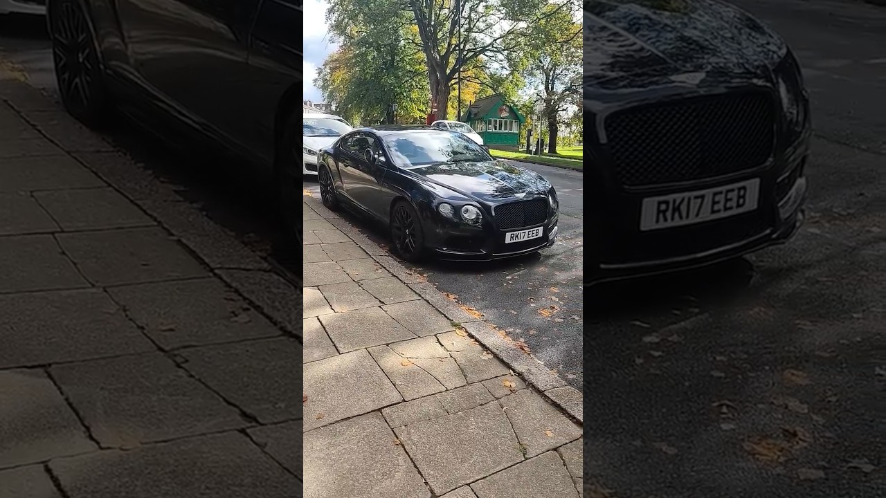 A Bentley Continental GT luxury grand tourer.