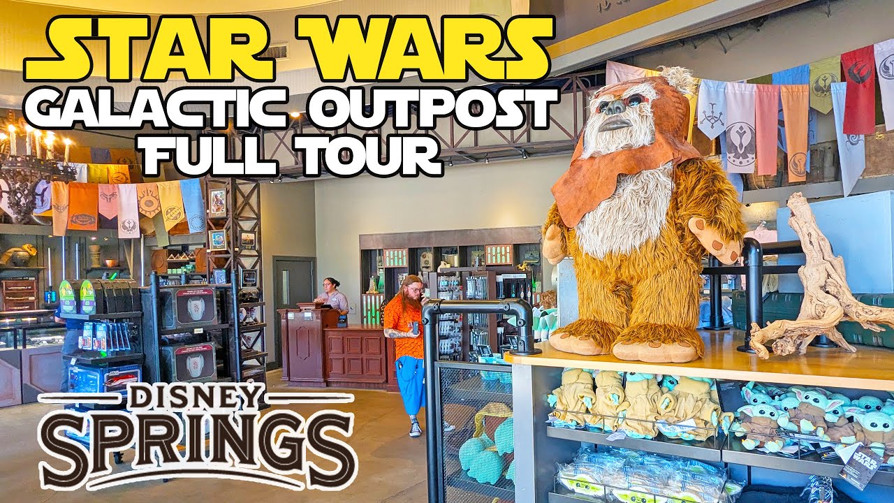 Внутри Галактического форпоста «Звёздные войны» в Disney Springs (2025) [4K]